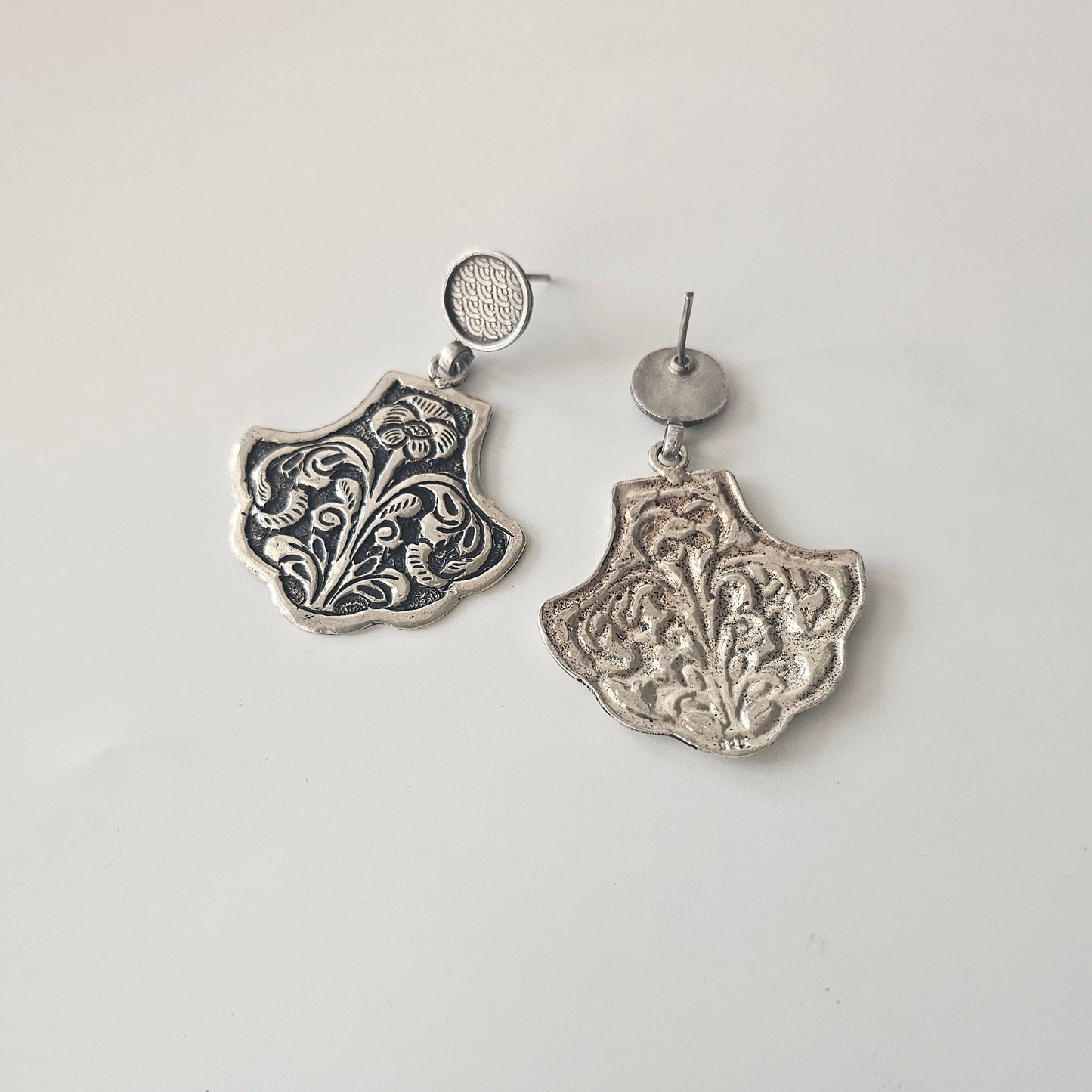 Floral Drop Chitai Earrings