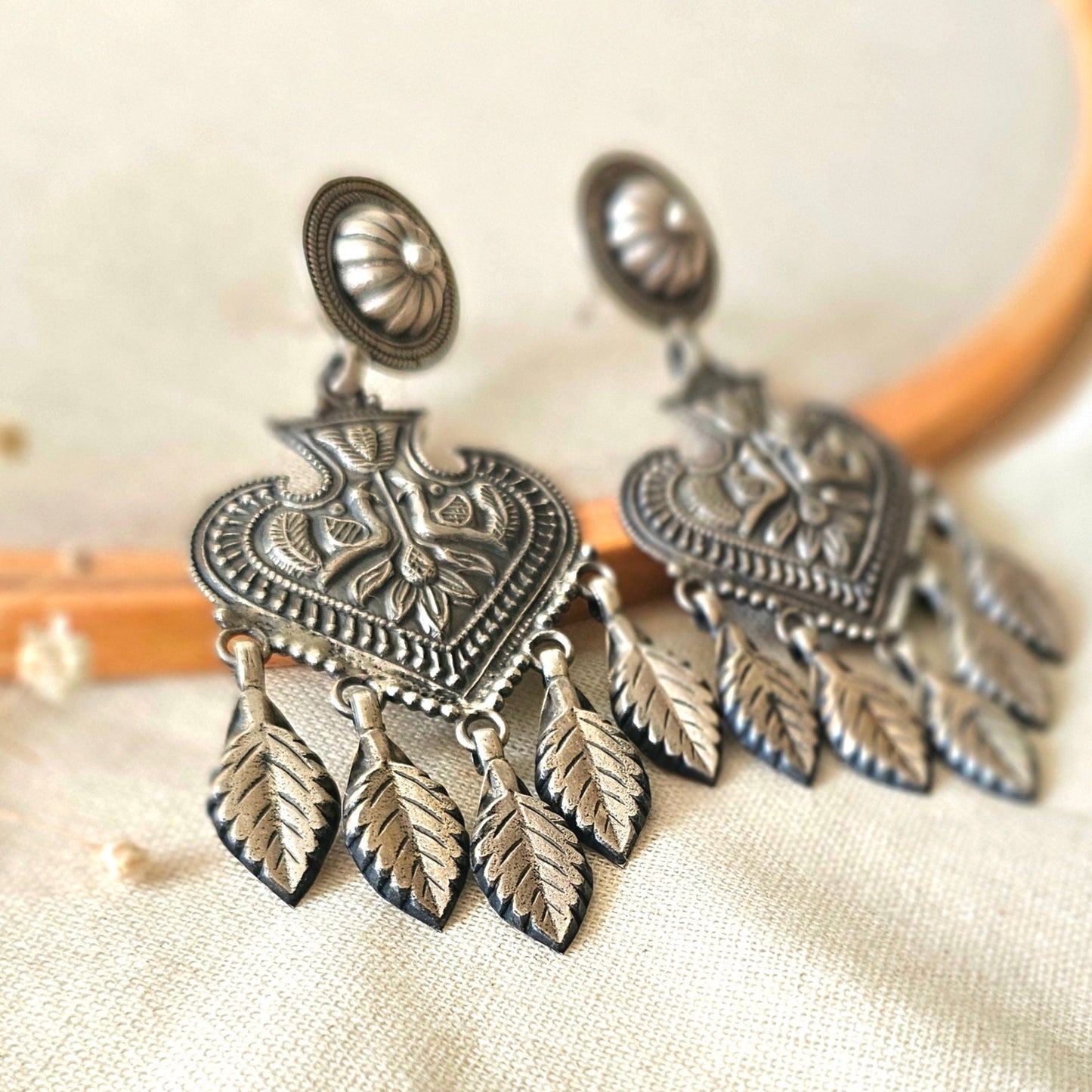 Leaf Drop Jhumka