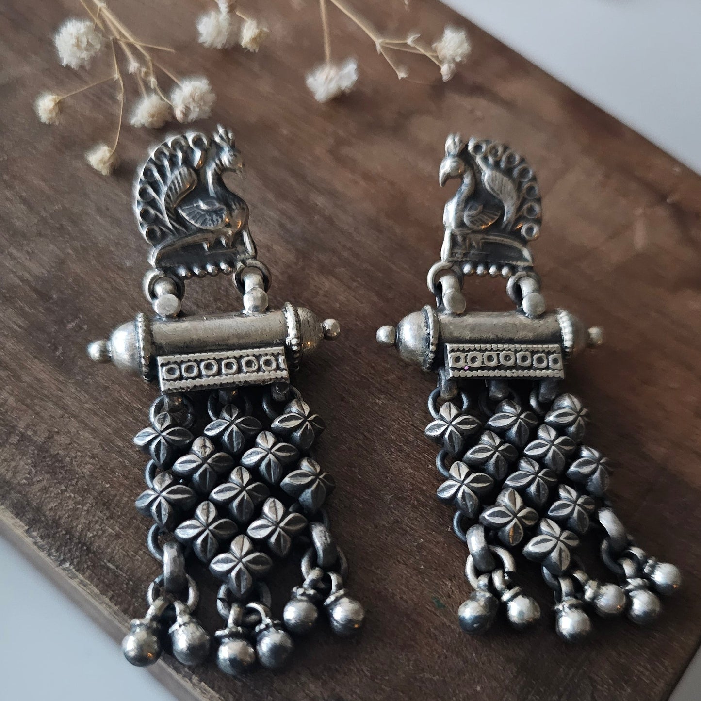 Peacock Tabeez Jhumka