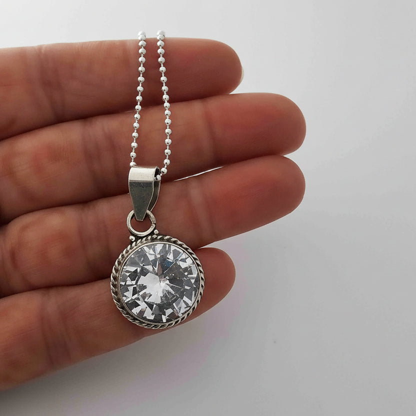 Silver AD Pendant Big