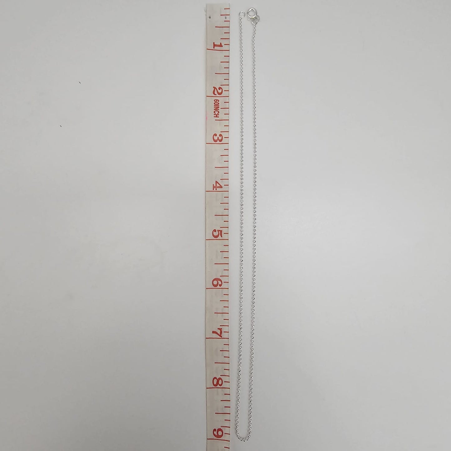 Silver SmallBead Chain 18 inches