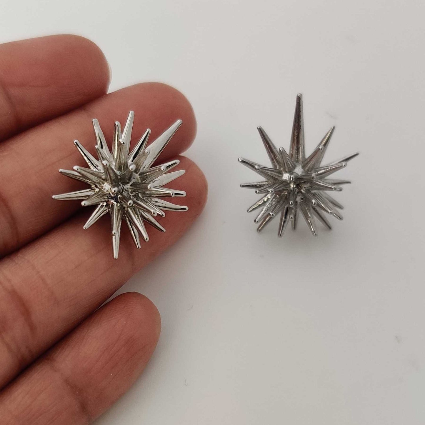 Silver Spike Vougue Stud