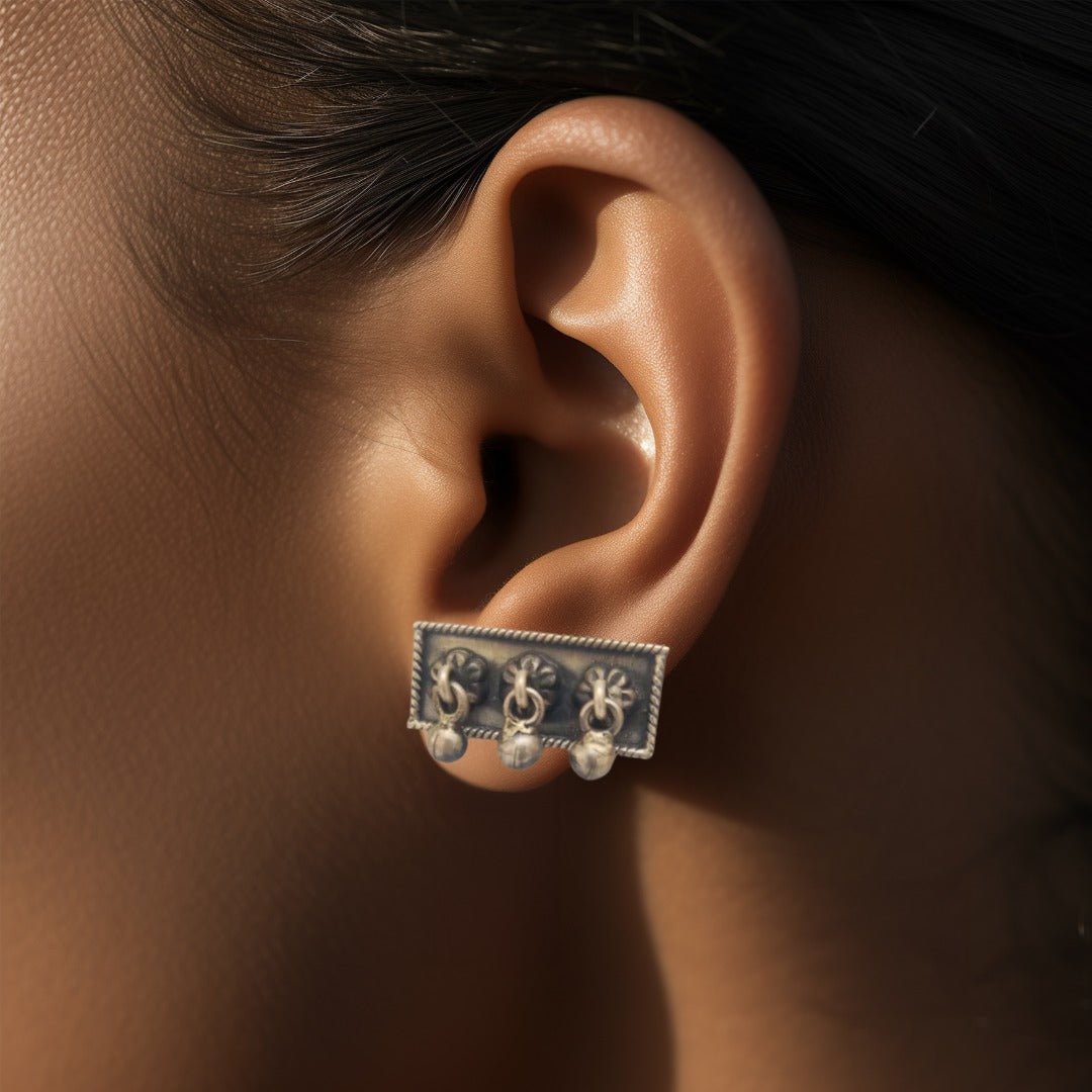 Silver Ghungru Ethnic Stud