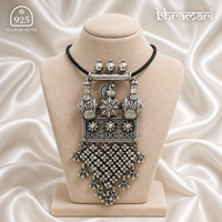 Nia Peacock Jharoka Pendant
