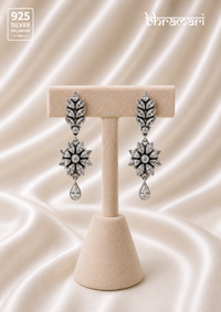 Anaya Floral Dew Drop Earrings