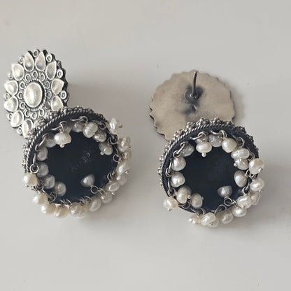 Dome Pearl Jhumka