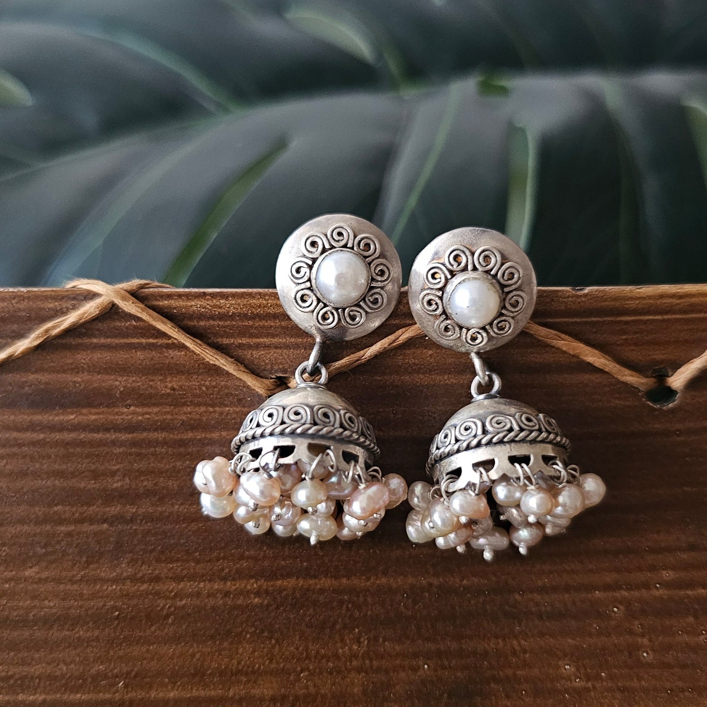 Pearl Glow Jhumka