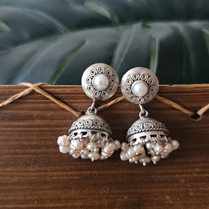 Pearl Glow Jhumka