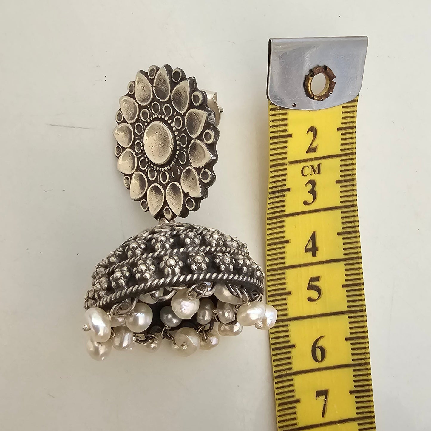Dome Pearl Jhumka