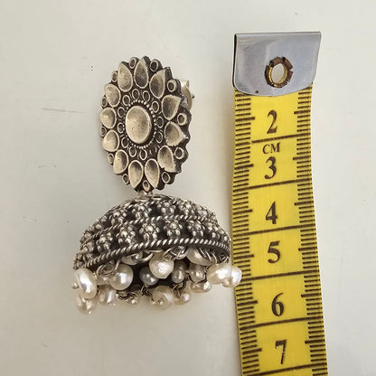 Dome Pearl Jhumka