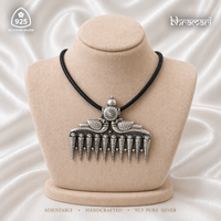 Nia Dual Peacock Stambh Pendant