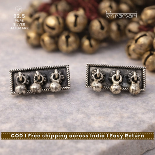 Silver Ghungru Ethnic Stud