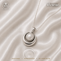 Nia Pearl Moon Pendant