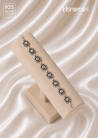 Anaya Crystal Blossom Tennis Bracelet