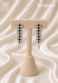 Anaya Crystal Vine Drop Earrings
