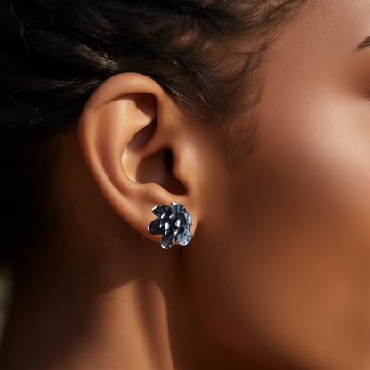 Korean- Open Flower stud