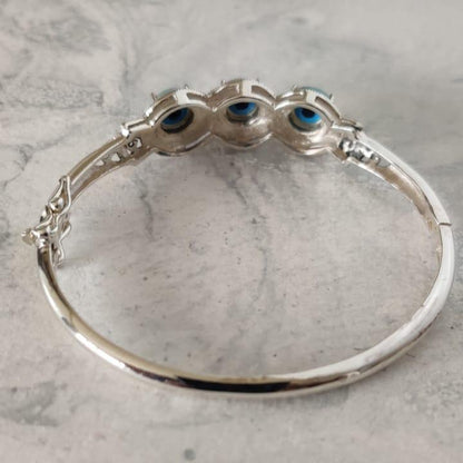 Silver EvilEye Bracelet