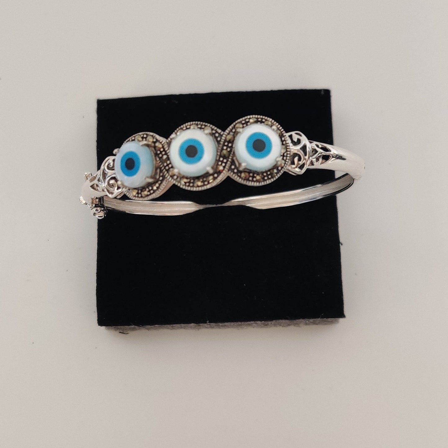 Silver EvilEye Bracelet