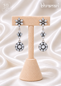 Anaya Crystal Bloom Drop Earrings