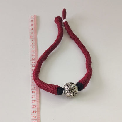 Filigree Ball Chocker- Maroon