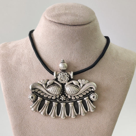 Double Peacock Pendant