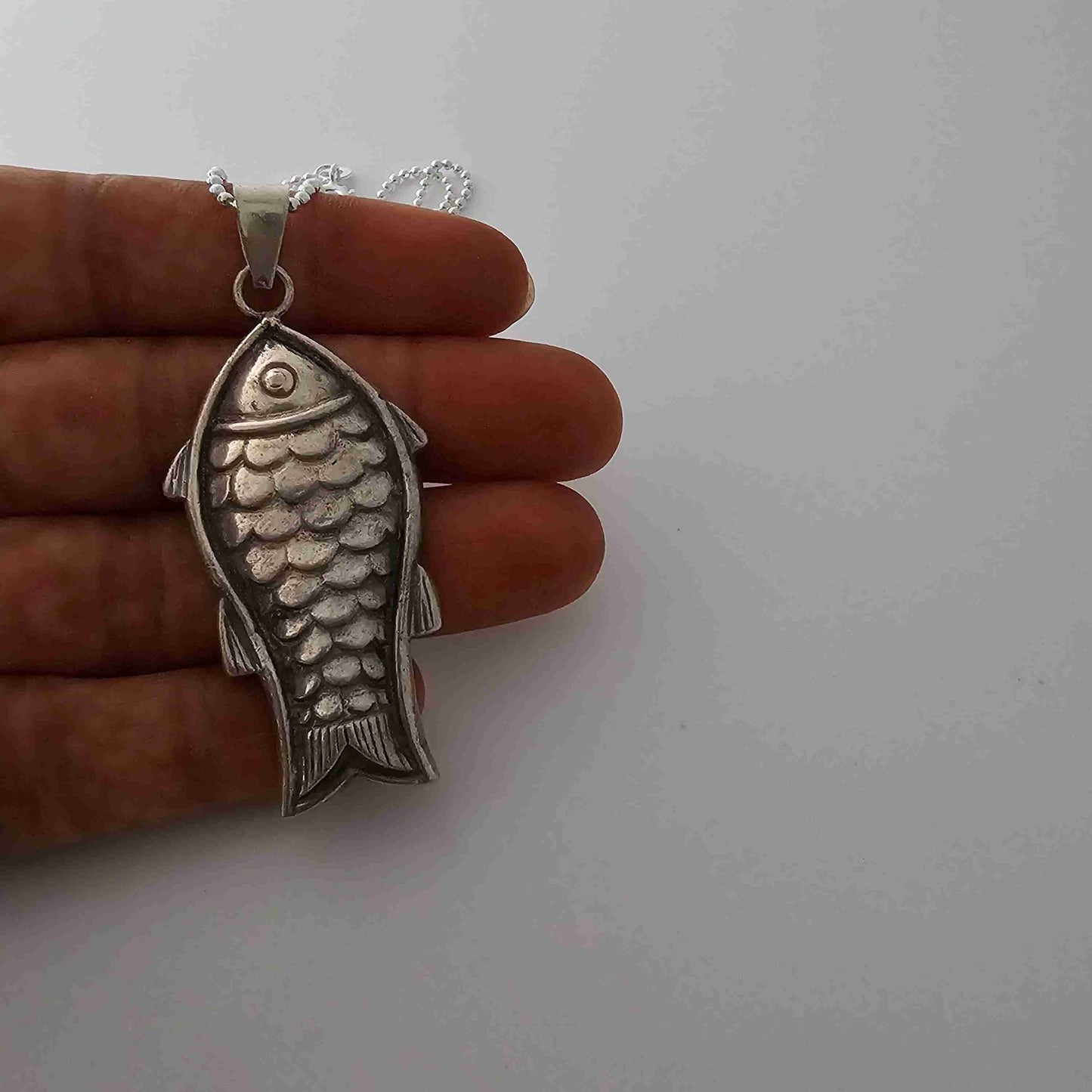 Silver Fish Pendant