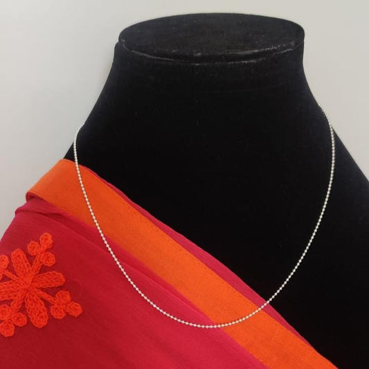 Silver SmallBead Chain 18 inches