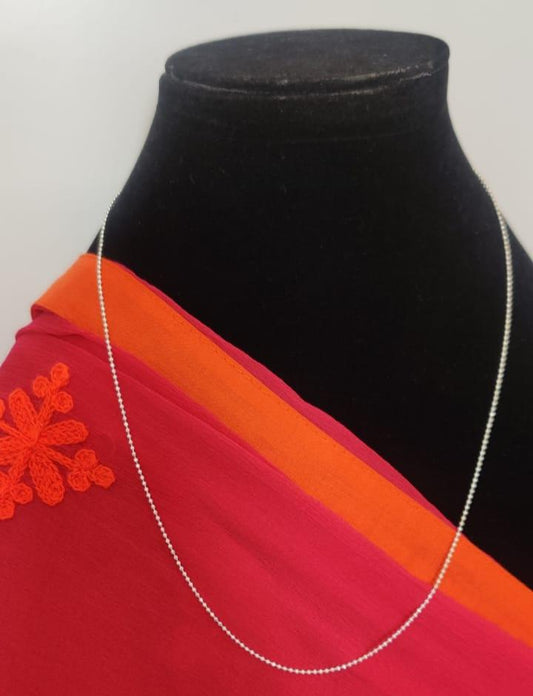 Silver SmallBead Chain 22 inches