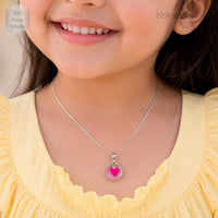 Bulbul Pink Love Sweet Heart Pendant