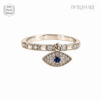 Evil Eye Charm Ring