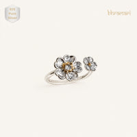 Daisy Flowers Open Ring