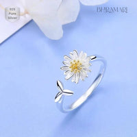 Daisy Flower Open Ring