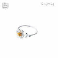Aira Daisy Flower Open Ring