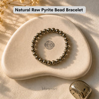 Prana Raw Pyrite Bracelet- Attract wealth and prosperity