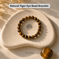Prana Tiger Eye Bracelet- For Confidence and Career Growth