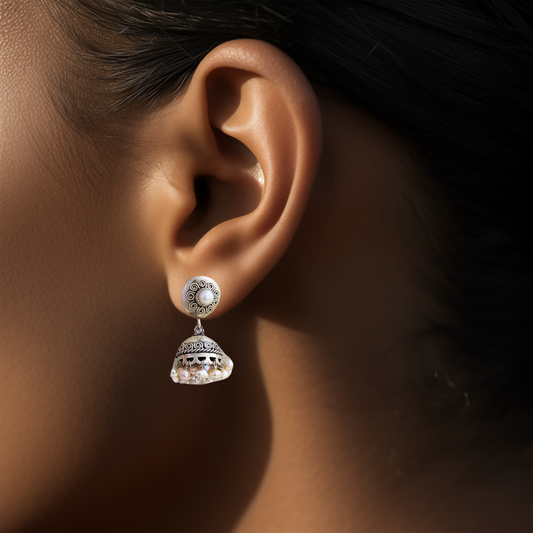 Pearl Glow Jhumka