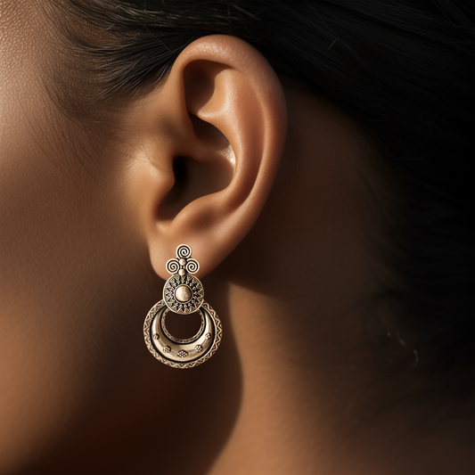 Lunar Soul Tribal Earring