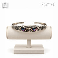 Silver Owl Bracelet to ward off Evil Eye