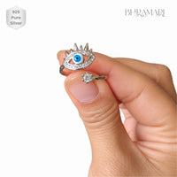 Evil Eye Open Ring