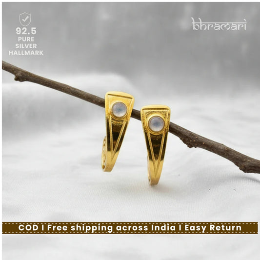 18kt Gold plated Whirlwind Studs