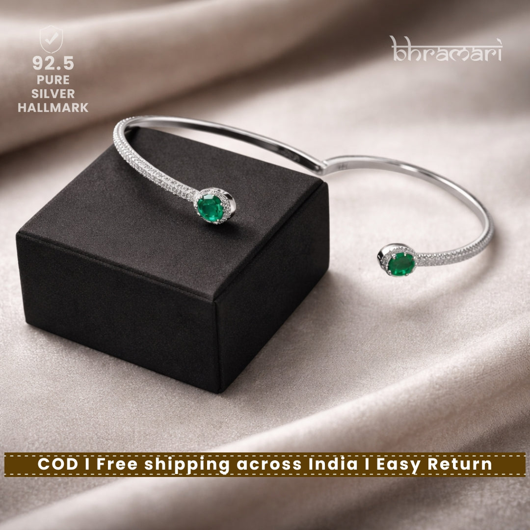 Silver Cutstone Bracelet Peridot