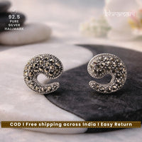 Silver SwissMarka Yin-Yang Stud