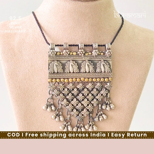 4 Peacock Dual Tone Pendant