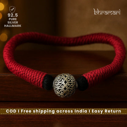 Filigree Ball Chocker- Maroon