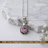 Nia Pink Tourmaline Pendant