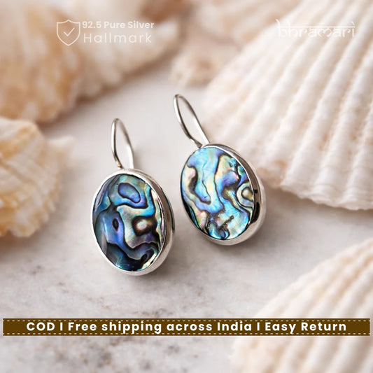 Silver Abalone Wave Hooks