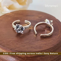 Ananta Marcasite Floral Toe Ring