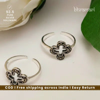 Ananta Marcasite Lucky Clover Toe Ring