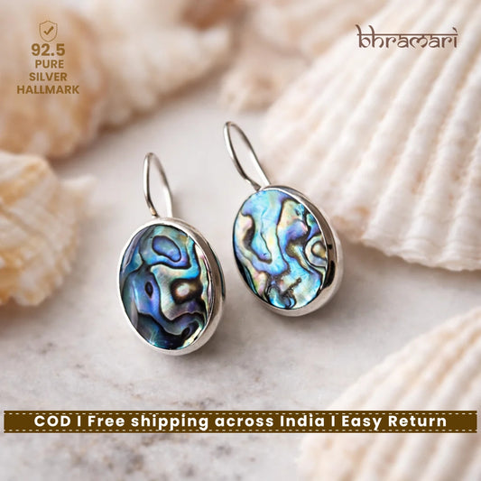 Silver Abalone Wave Hooks