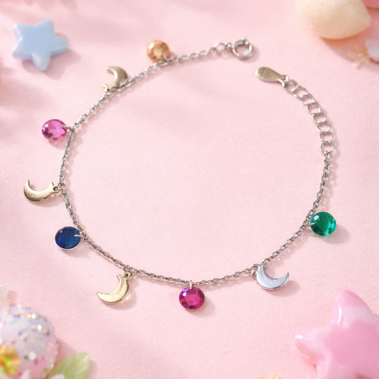 Kids Charm Bracelet-Moon